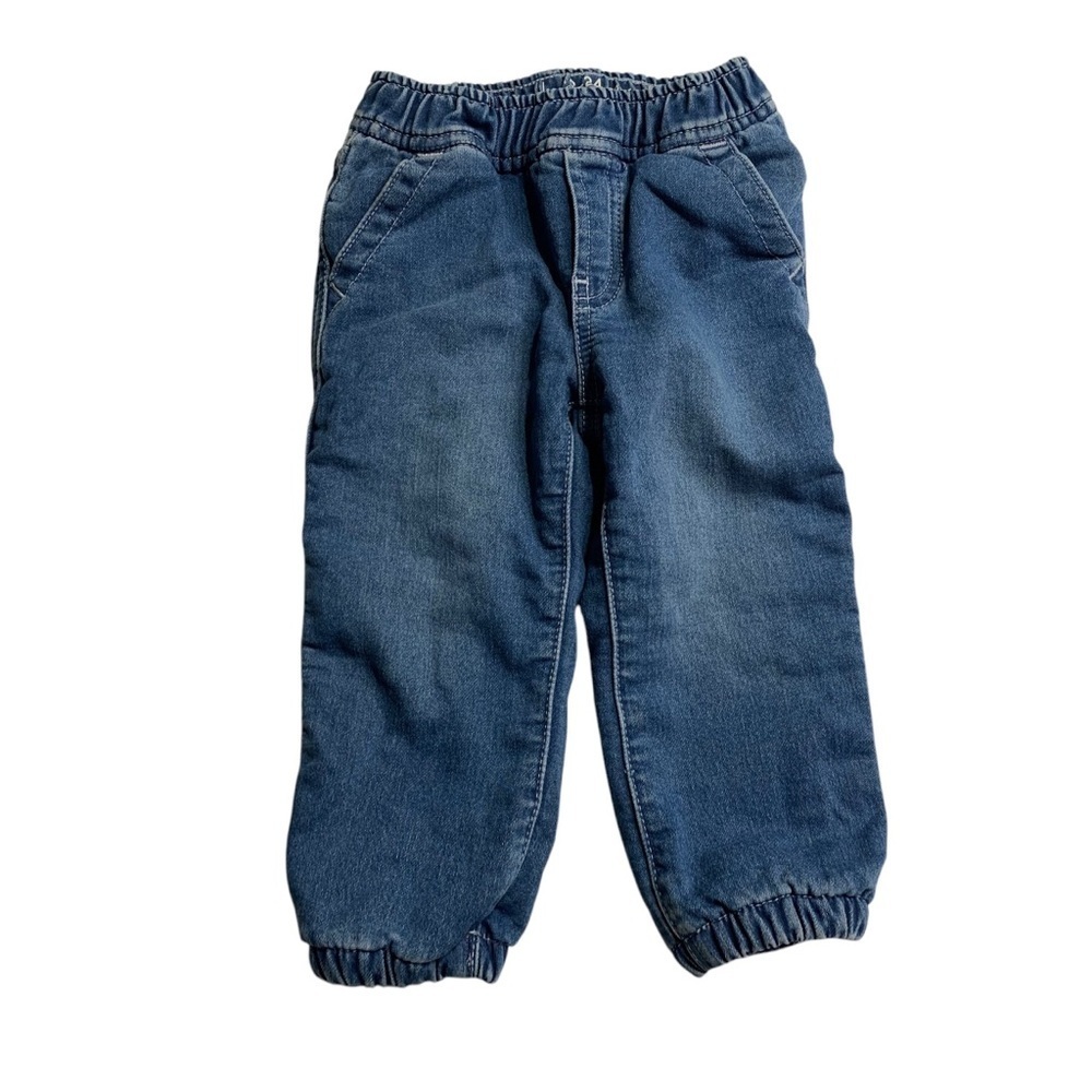 Gap baby boy’s 18-24M lined‎ warm Kids Blue Denim Pants